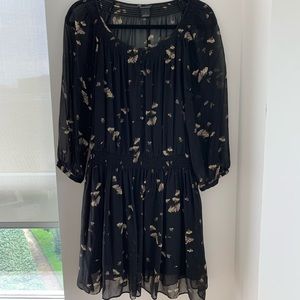 Club Monaco Floral Silk Dress